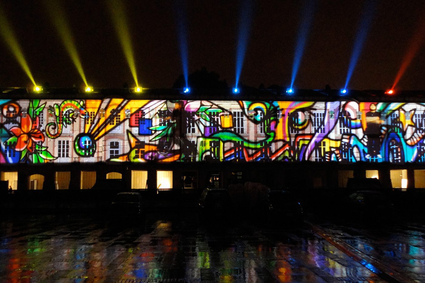 Portfolio Colombia Centennial Projection Mapping - DWP LIVE